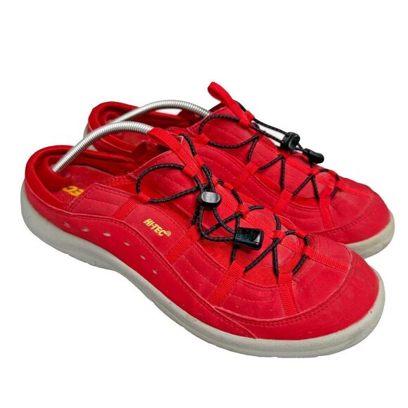 Hi-Tec Shoes - Hi‑Tec Marina Adventure Women’s Slip‑On Size 10 US 8 UK 42 EU Red Outdoor Shoe